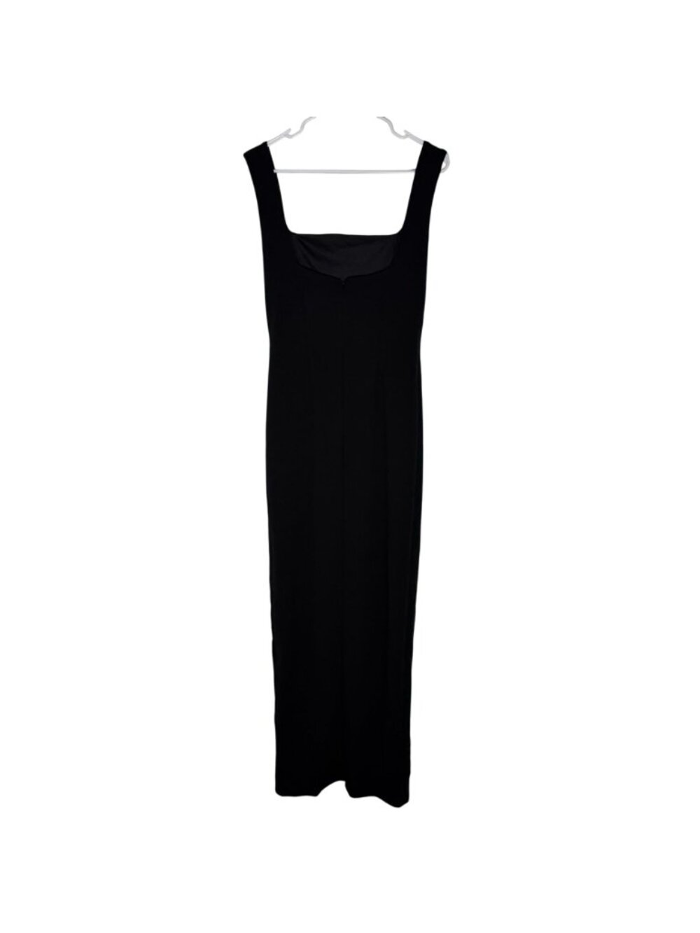 Lulus Inspiring Allure Black Square Neck Column Maxi Dress Women's Size Lg NWT! - Picture 6 of 6